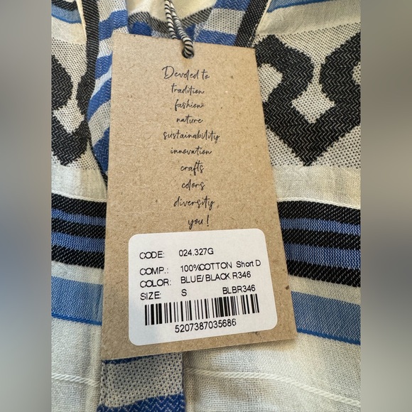 Devotion Twins Ella Mini Dress - Black/Blue - Size Small - NWT - Picture 9 of 16